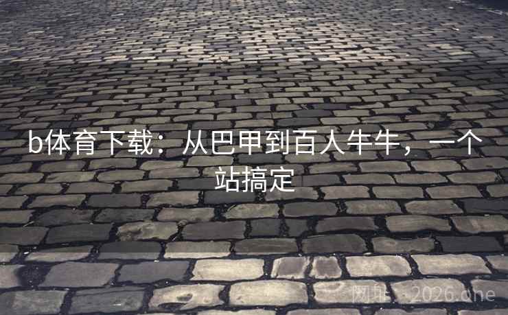 b体育下载:从巴甲到百人牛牛,一个站搞定 b体育下载:从巴甲到百人牛牛,一个站搞定